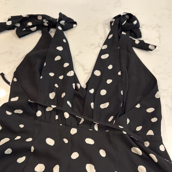 Abercrombie & Fitch Wrapped Up Polka Dot Mini Dress - Picture 7 of 7